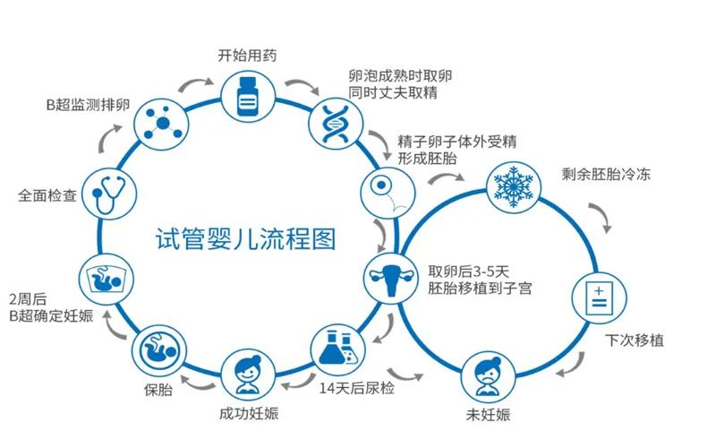  试管婴儿流程

----------【文章正文】：----------
<h1>初婚试管婴儿生子全流程图解</h1>
<p>对于许多初婚夫妇来说，试管婴儿技术不仅是一种生殖选择，更是一种希望的寄托。随着生殖医学的发展，试管婴儿技术已经越来越成熟，帮助无数家庭实现了生育梦想。本文将详细图解初婚夫妇进行试管婴儿的全流程，帮助大家更好地了解这一过程。</p>

<h2>一、初诊咨询</h2>
<p>在决定进行试管婴儿之前，夫妇双方需要到医院进行初诊咨询。医生会根据双方的身体状况和生育史，评估是否适合进行试管婴