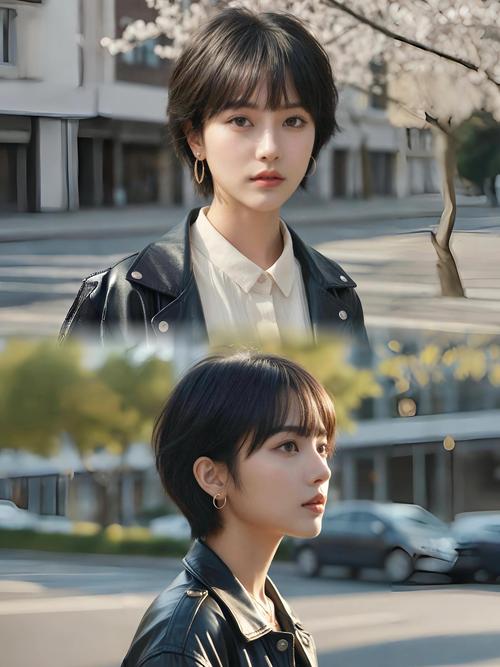 短发女性