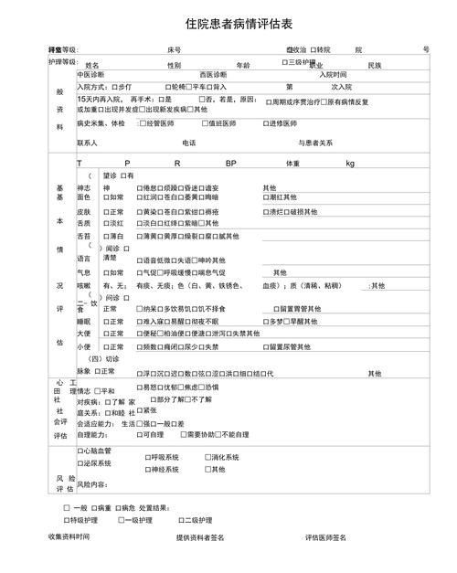  患者评价
