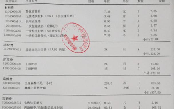 试管婴儿排血的费用是多少？