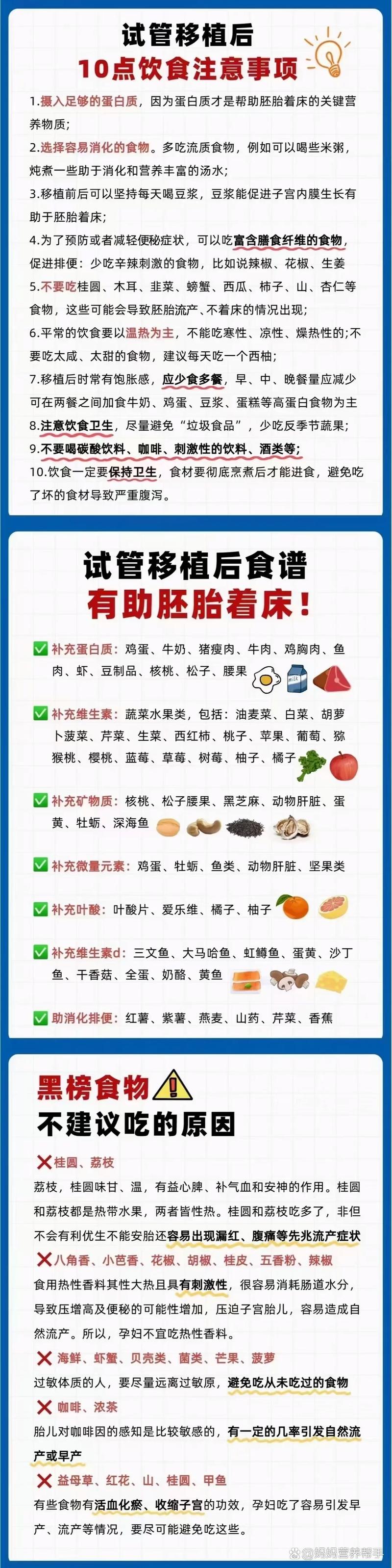 胚胎移植营养