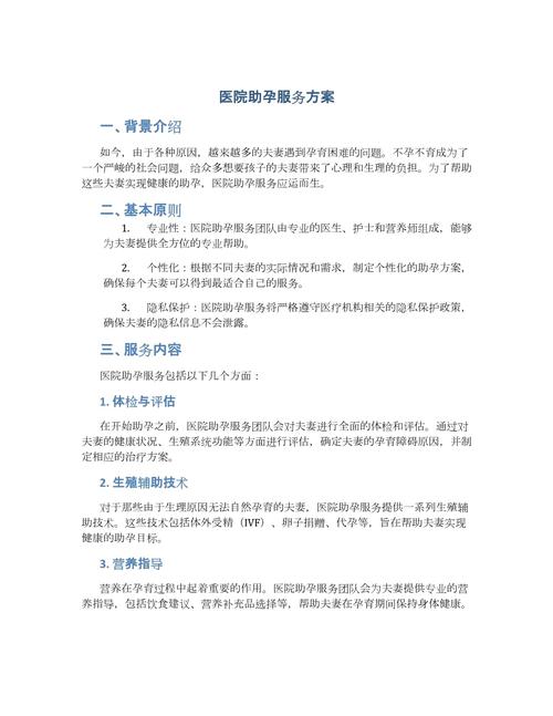 助孕方案