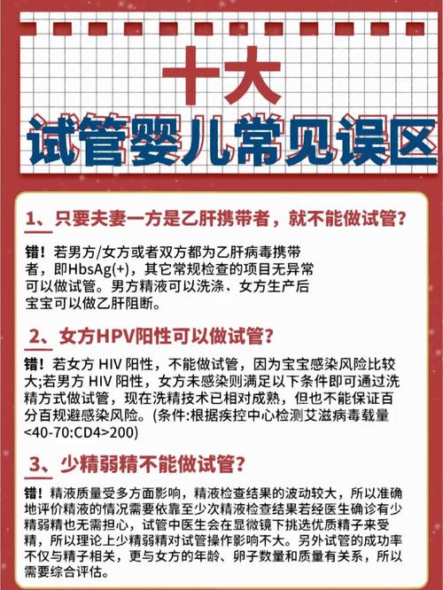 男乙肝患者可否进行试管婴儿？