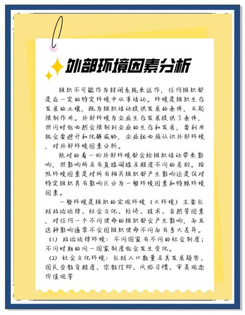 外部环境因素