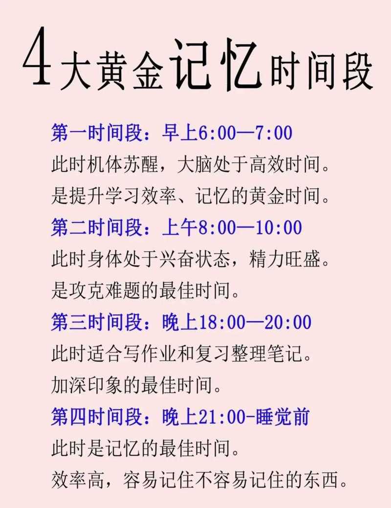  黄金时间段