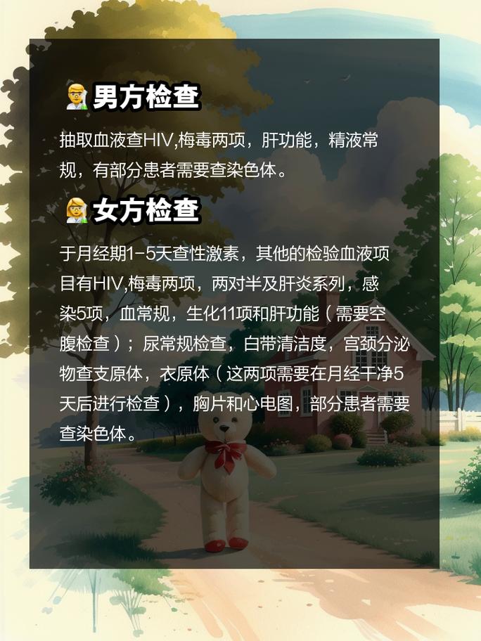 生殖医学
描述: 本文详细介绍了广西试管婴儿前夫妻双方需进行的各类检查，包括女方的基本身体、生殖系统等检查，男方的精液、生殖系统等检查，还阐述了做试管婴儿要满足的证件和医学指征等条件，助力求子家庭了解相关知识。