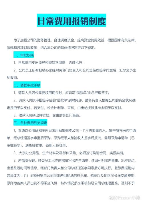 费用报销政策