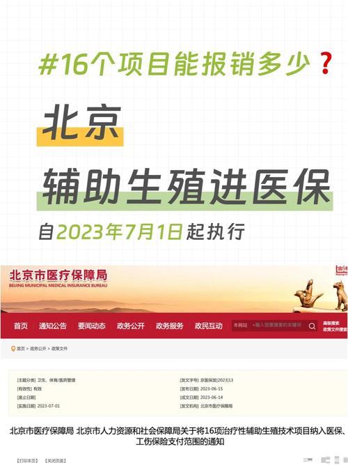 北京试管婴儿能否使用医保报销？