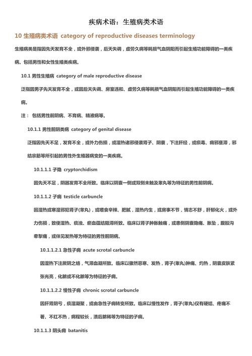生殖术语