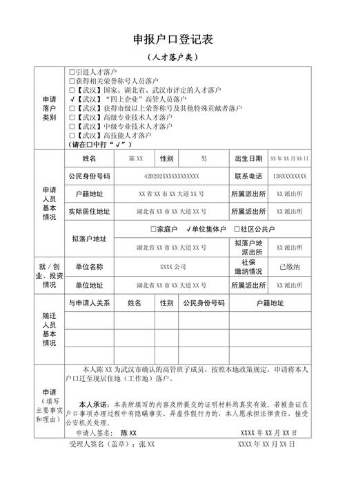 户口登记