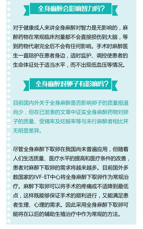 试管婴儿手术可以使用麻醉吗？