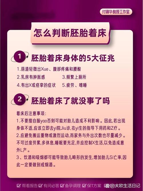 试管婴儿后症状