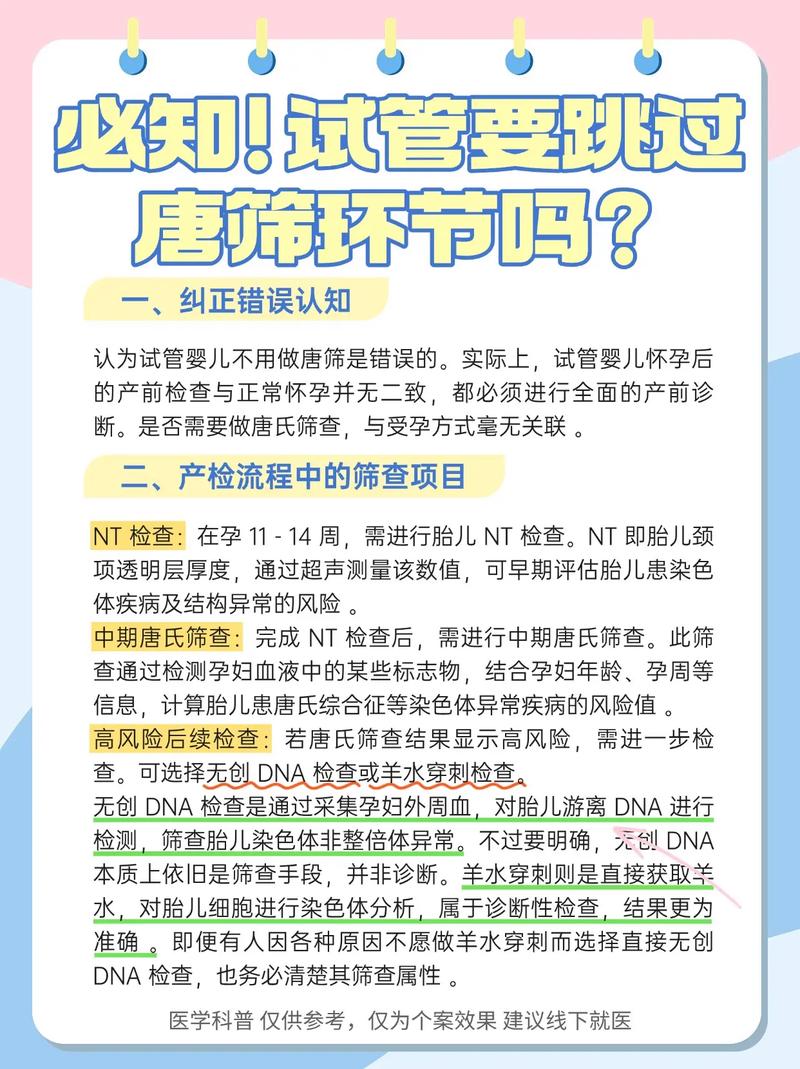 试管婴儿需要唐筛吗？专家详解