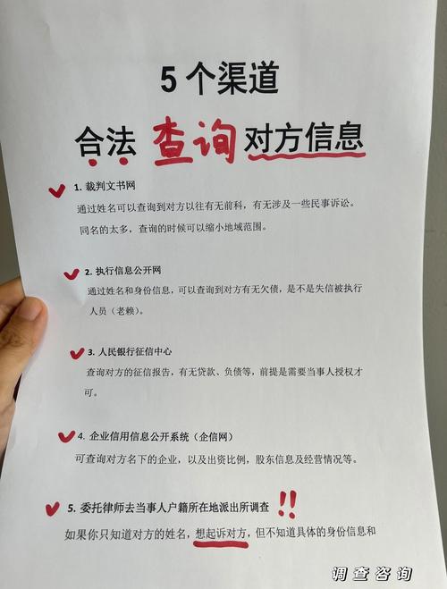 信息查询注意事项