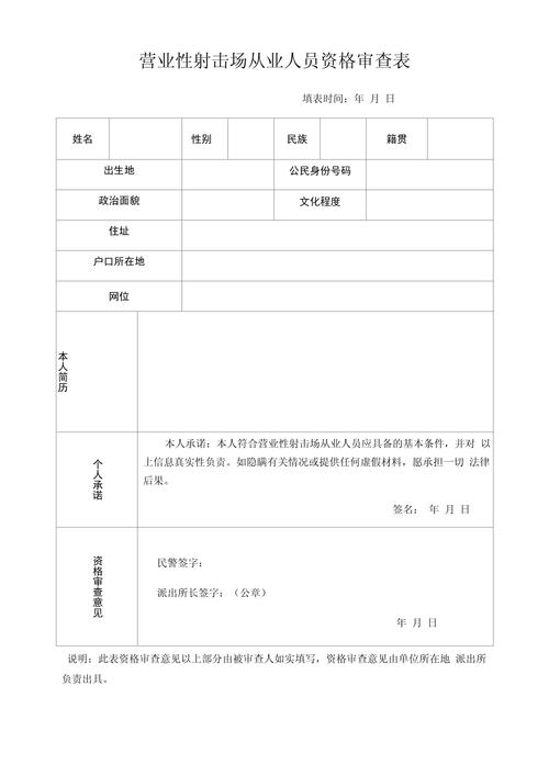  资格审查